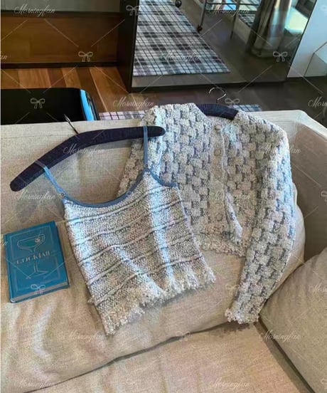 Ice Crystal Cardigan+Vest