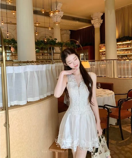 White Lace Summer Dress