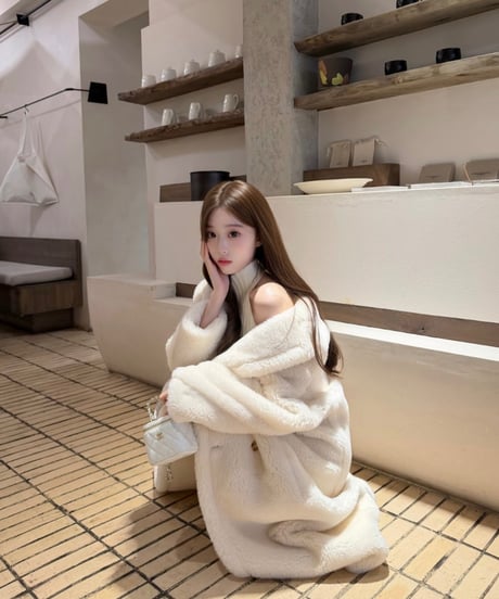 Teddy Bear Fur Coat【White】