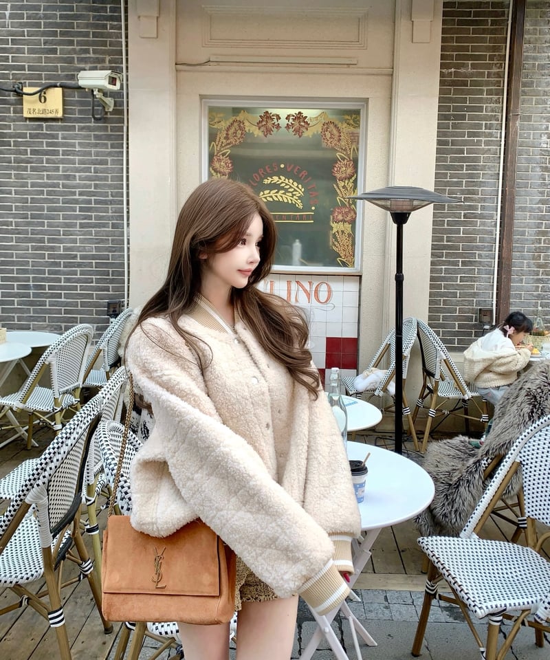 数量限定】Reversible Boa Stadium Jacket | glancetokyo