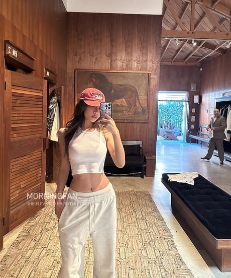Double Waist Loose Fit Sporty Pants