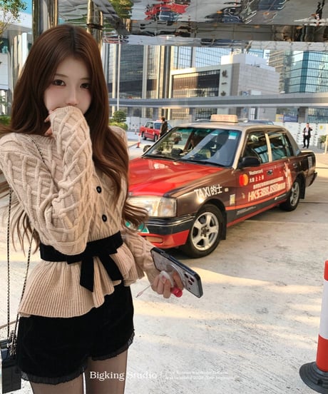 Ribbon Wool Knit Cardigan【※在庫あり5日以内配送】