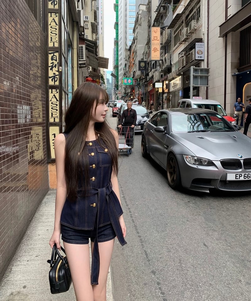 パンツ glancetokyo Gold Buckle Belt Vest Setup Gold Buckle Belt Vest Setup【Brown】 | glancetokyo