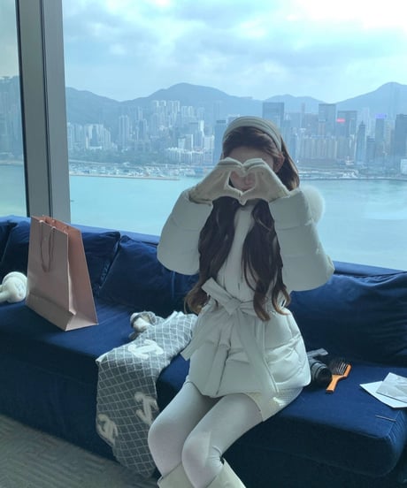 Waist Ribbon Down Jacket