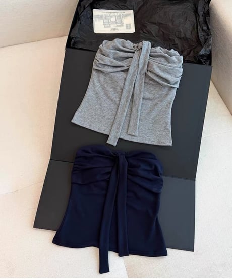 Tube Top + Cardigan + Flare Pants