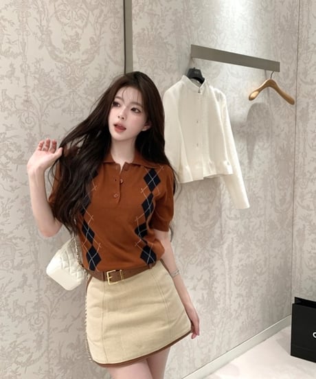 Classic Leather Skirt ＋ Belt