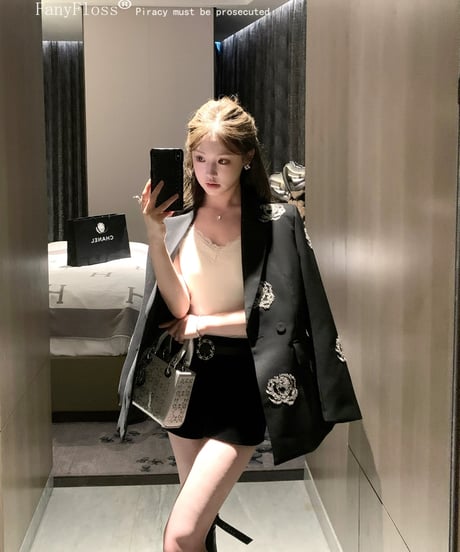 Rhinestone Tailored Jacket