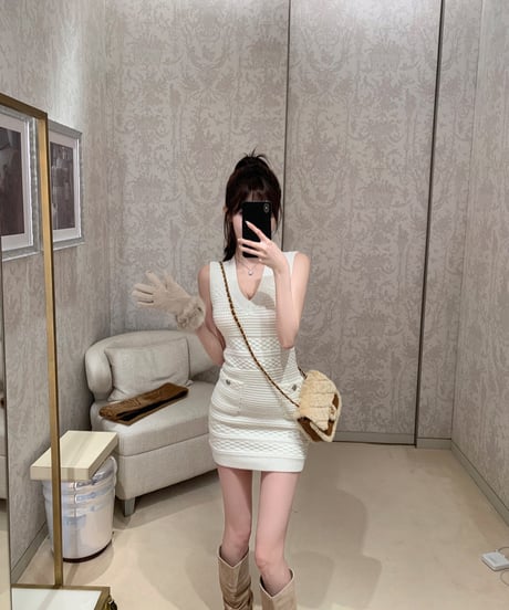 No Sleeve Knit OP