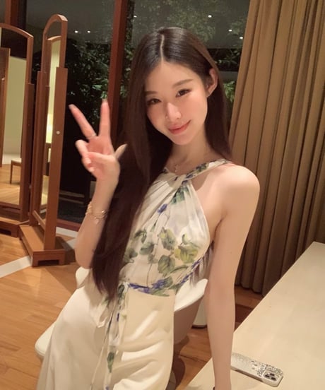 Floral Satin Patchwork Dress