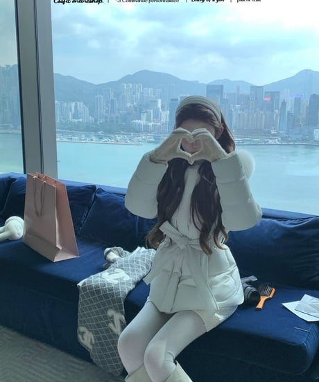 Waist Ribbon Down Jacket