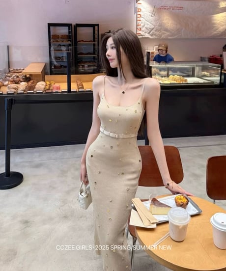 Sequins  Bijou Knit Long OP