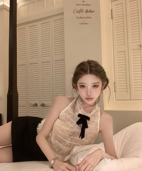 Velvet Ribbon Sleeveless Top