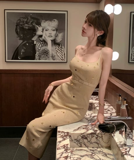 Sequins  Bijou Knit Long OP