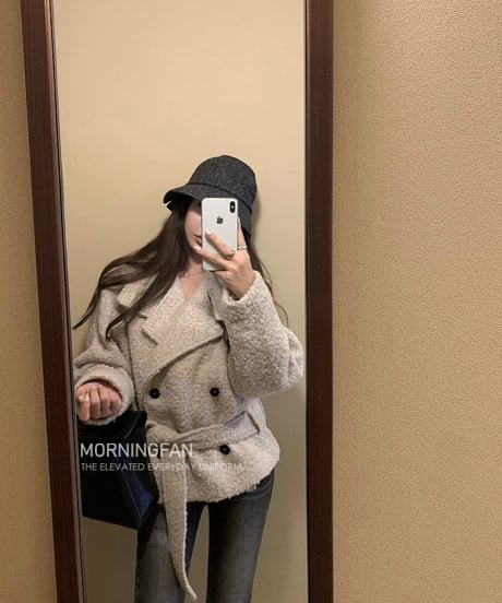 Teddy Cotton Boucle Jacket