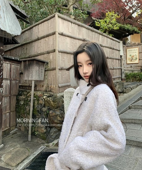 Teddy Cotton Boucle Jacket