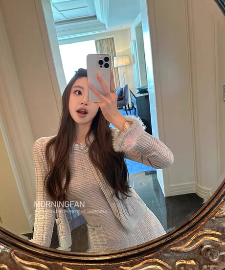 4TypeYarn Knit OP + Cardigan