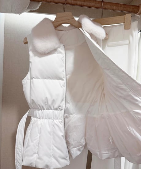 White Vest Down Jacket