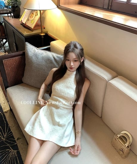 Belted Jacquard Dress