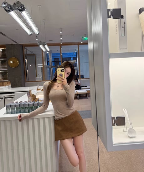 Suède Zip Skirt