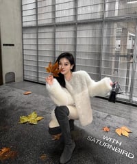 Bi-color Fur Jacket