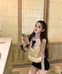Velvet Ribbon Sleeveless Top