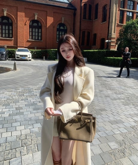 Wappen Wool Long Coat Jacket