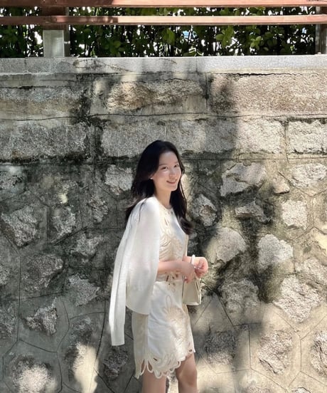 Leaf Embroidery Dress