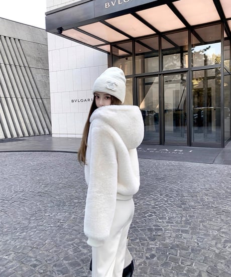 Eco Rabbit Fur Jacket【※数量限定】