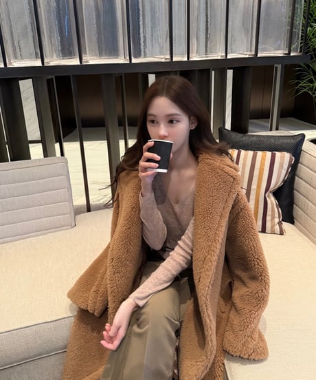 Teddy Bear Fur Coat【※在庫あり5日以内発送】