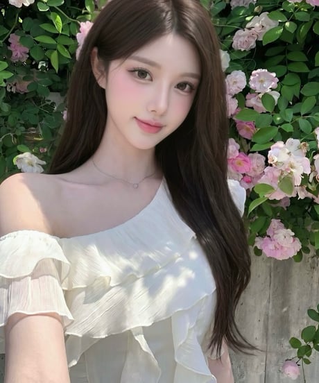 One shoulder Frill Tops