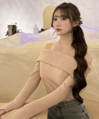 Fake 2piece Offshoulder
