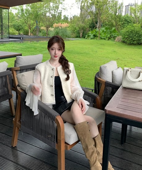 Chiffon Switch Jacket