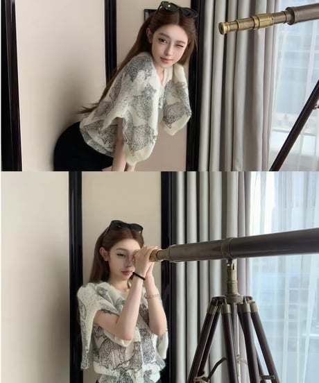 Leopard Print Knit Top