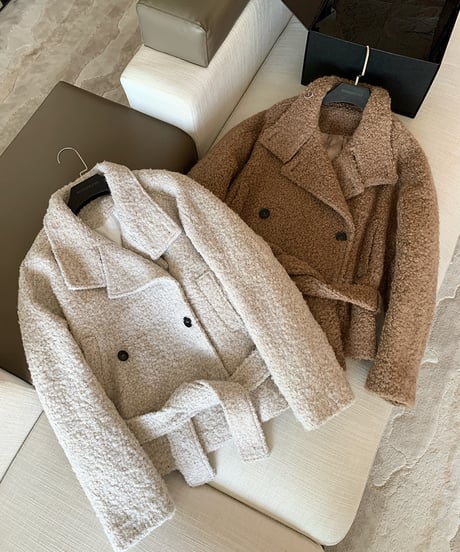 Teddy Cotton Boucle Jacket