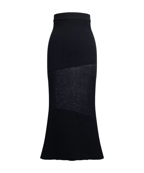 Slimming Off Shoulder Knit + Knit Fishtail Skirt