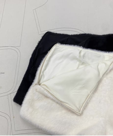Faux Mink Velvet Short Pants