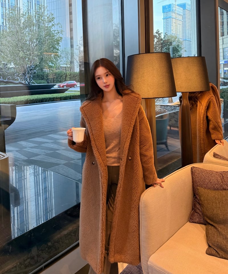 glance tokyo テディベアコート Teddy Bear Fur Coat【Beige】 | glancetokyo