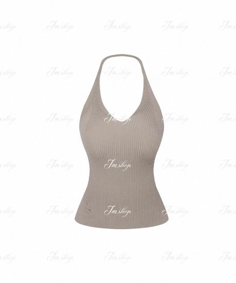 Shawl Halter Neck Tops