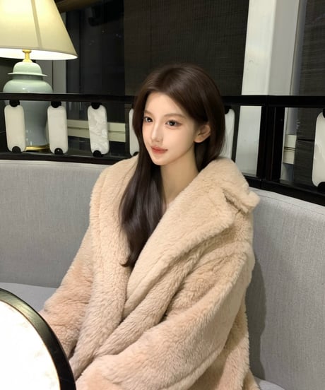 Teddy Bear Fur Coat【※在庫あり5日以内発送】