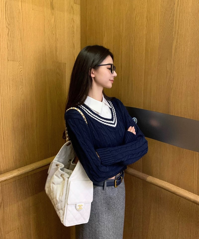 HYEON /blossom gilet グレー HYEON /blossom gilet グレー HYEON (ヘヨン) official online store