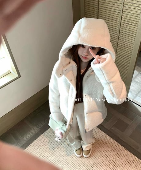 Teddy Bear Suede Down Jacket