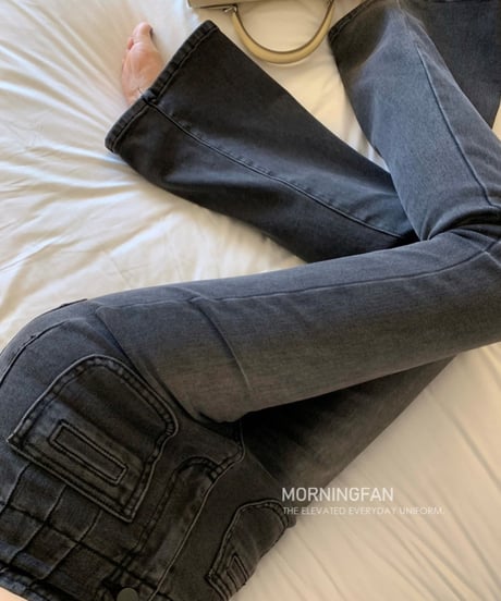 Super High Waist Flare Pants【ロング丈】