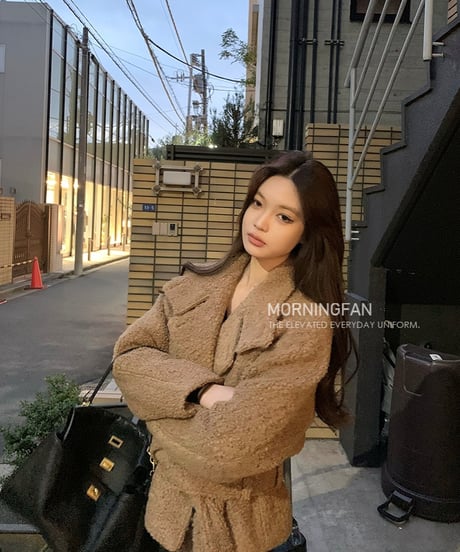 Teddy Cotton Boucle Jacket