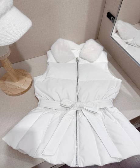 White Vest Down Jacket