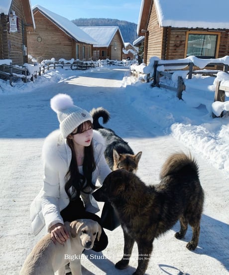 Slim Fit Fox Fur Down Jacket