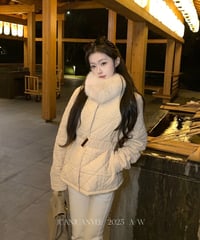 Belt Quilted Jacket