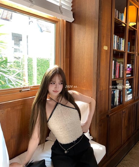 Feather Halter Neck Tops