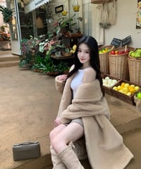 Teddy Bear Fur Coat【Beige】