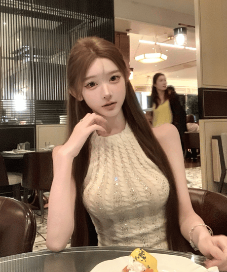 Reversible Rhinestone Knit Vest