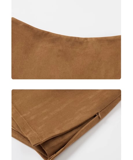 Suède Zip Skirt